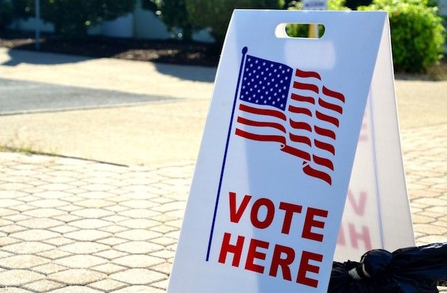 Vote-Here-Marg Johnson